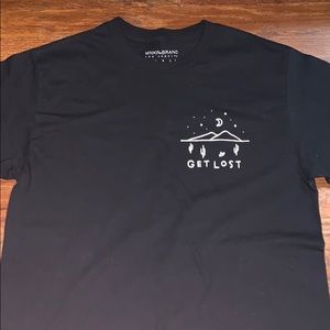 Mnkr brand get lost shirt